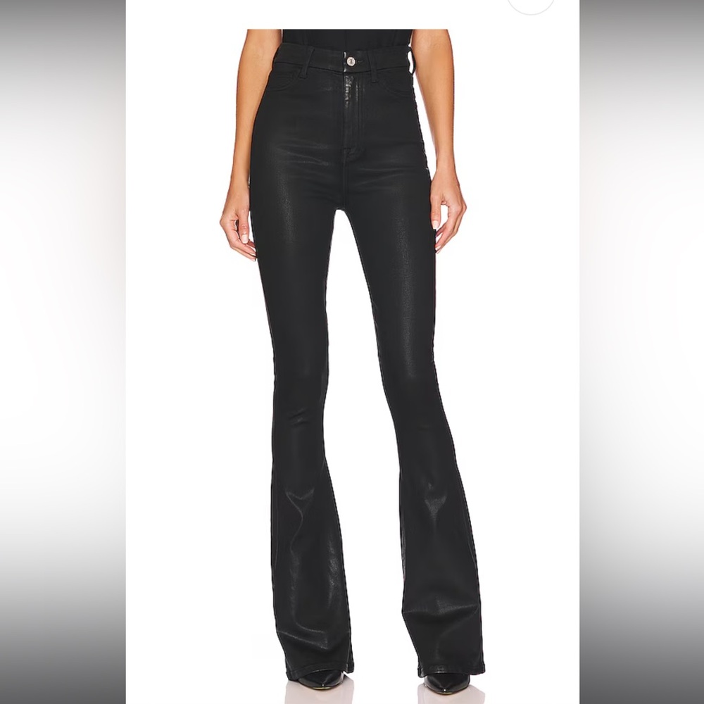 7forallmankind coated jeans size 23 women bootcut